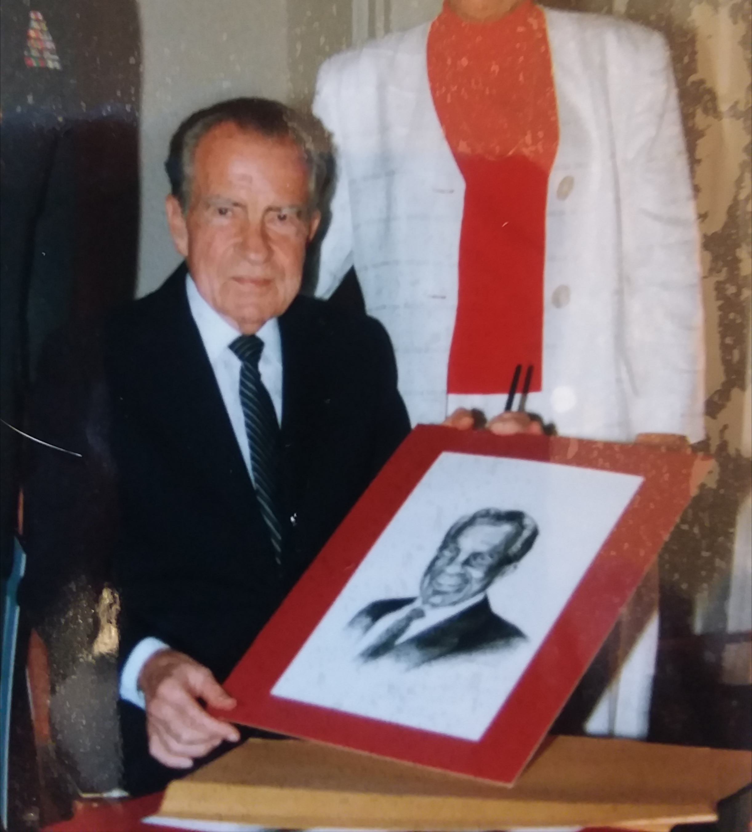 Richard Nixon drawing